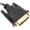Conversor de adaptador DVI-D para VGA em cabo de 15 cm