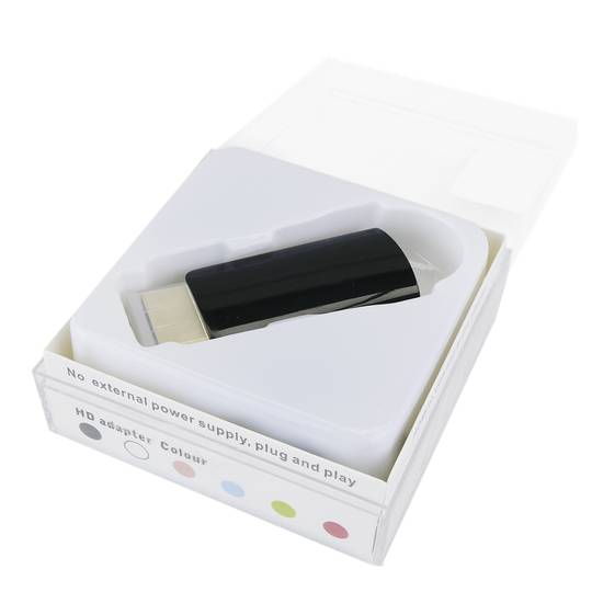 Kompaktowy konwerter HDMI na VGA z wyjściem audio