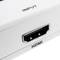 Convertisseur HDMI vers VGA avec audio stéréo analogique couleur blanche