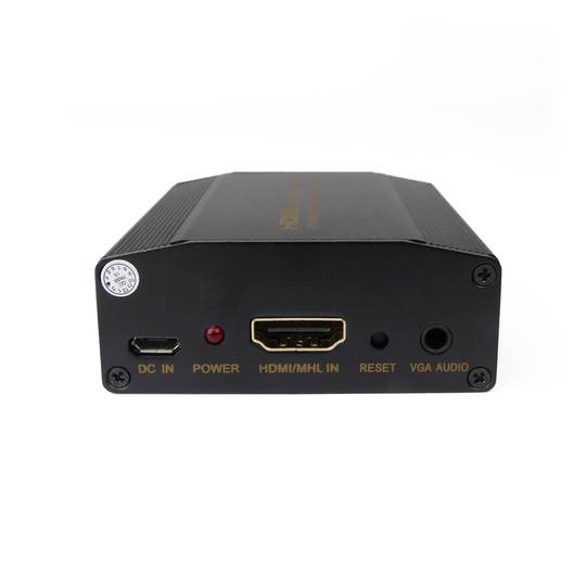 HDMI to VGA converter with analog AV