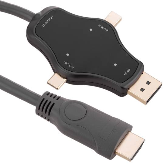 DisplayPort to HDMI adapter cable, 1.8m