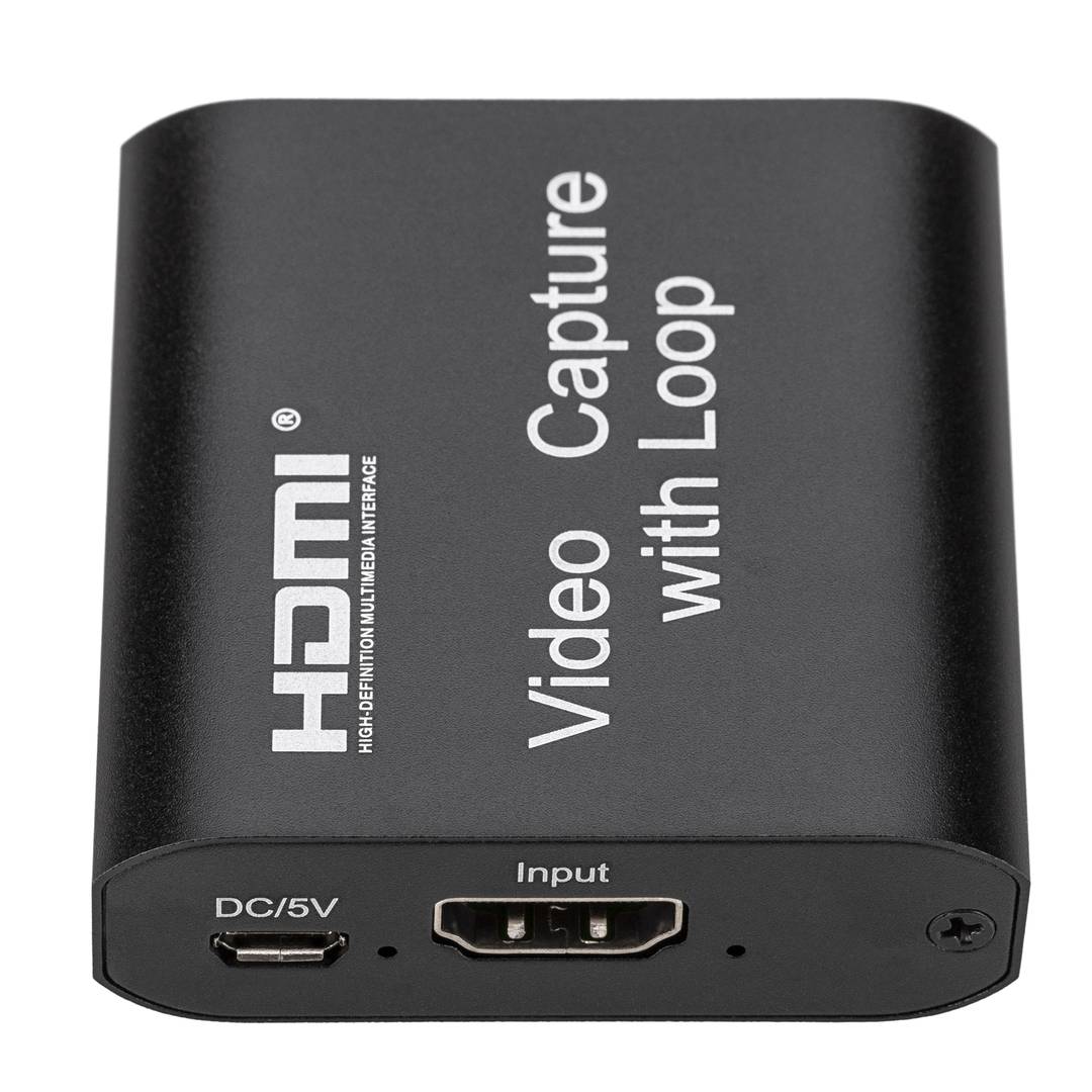 Capturadora Video Audio HDMI USB FullHD 1080p