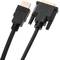 Cavo HDMI-HDMI Tipo A Maschio a DVI-D maschio 1.8 m