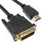 HDMI-kabel type HDMI-A mannelijk naar DVI-D mannelijk 3 m