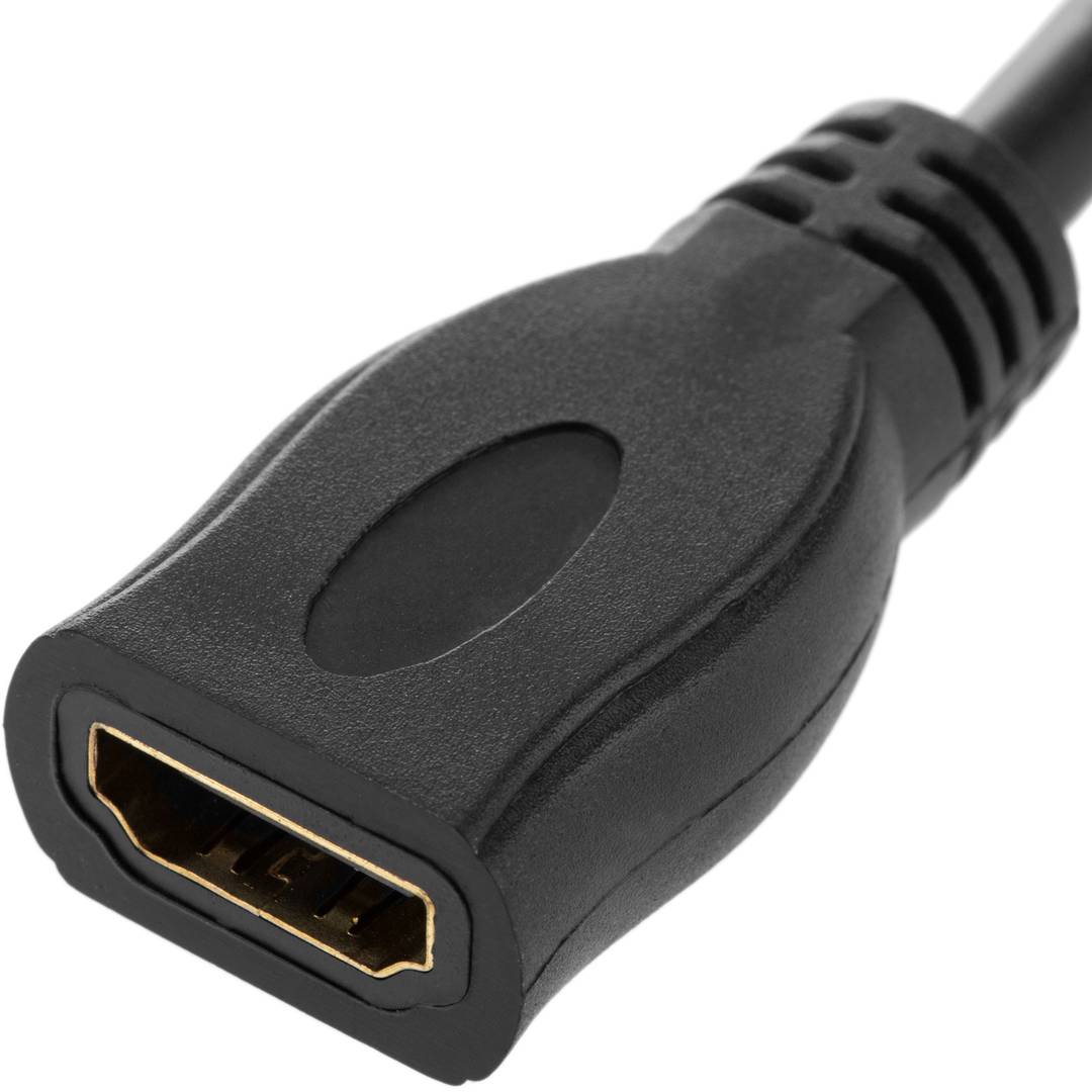BeMatik Cable HDMI 1.4 Macho/Hembra 2m Negro