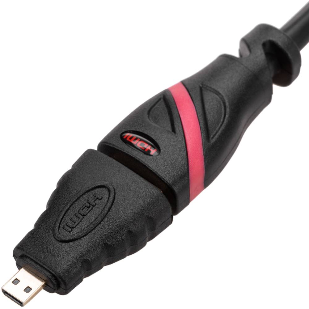 Adapter HDMI HDMI typ A męski na micro HDMI typ D męski