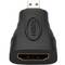 Adapter HDMI HDMI typ A męski na micro HDMI typ D męski
