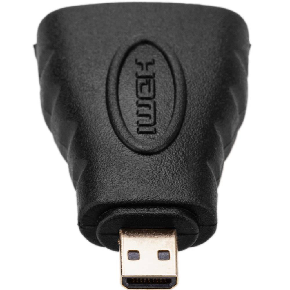 Adapter HDMI HDMI typ A męski na micro HDMI typ D męski