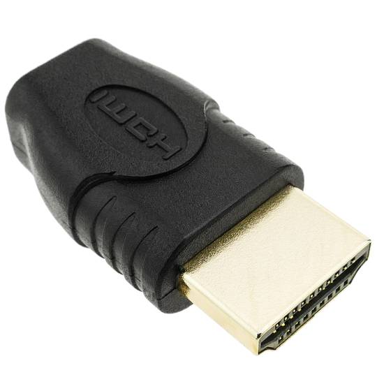 HDMI-adapter voor micro-HDMI type D vrouwelijk naar HDMI type A mannelijk