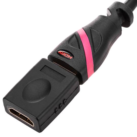 Adapter HDMI typu HDMI-A żeński na HDMI-A żeński