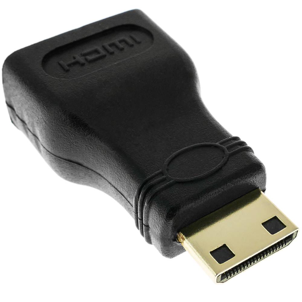 Adaptateur Mini HDMI Femelle Vers HDMI Mâle - Convertisseur Type C Vers Type A Pour Caméra, Console, PC Portable