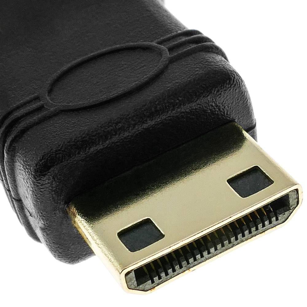 HDMI adapter from HDMI type A female to mini HDMI type C male