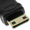 HDMI adapter from HDMI type A female to mini HDMI type C male