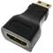 HDMI adapter from HDMI type A female to mini HDMI type C male