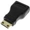 HDMI adapter from HDMI type A female to mini HDMI type C male