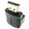 HDMI adapter type HDMI-A male to HDMI-A female layered above