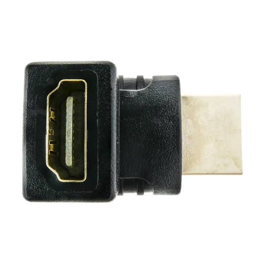HDMI adapter type HDMI-A male to HDMI-A female layered above