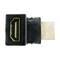 HDMI adapter type HDMI-A male to HDMI-A female layered above