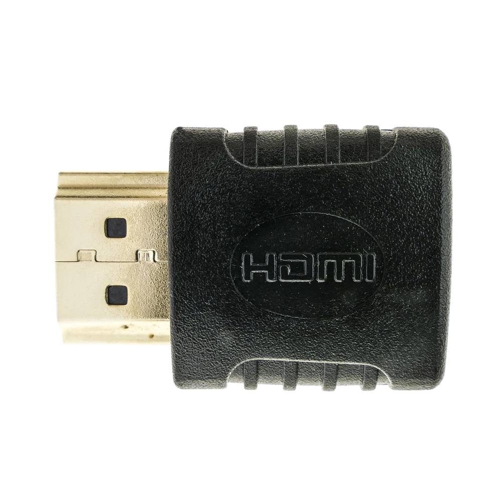 HDMI adapter type HDMI-A male to HDMI-A female layered above