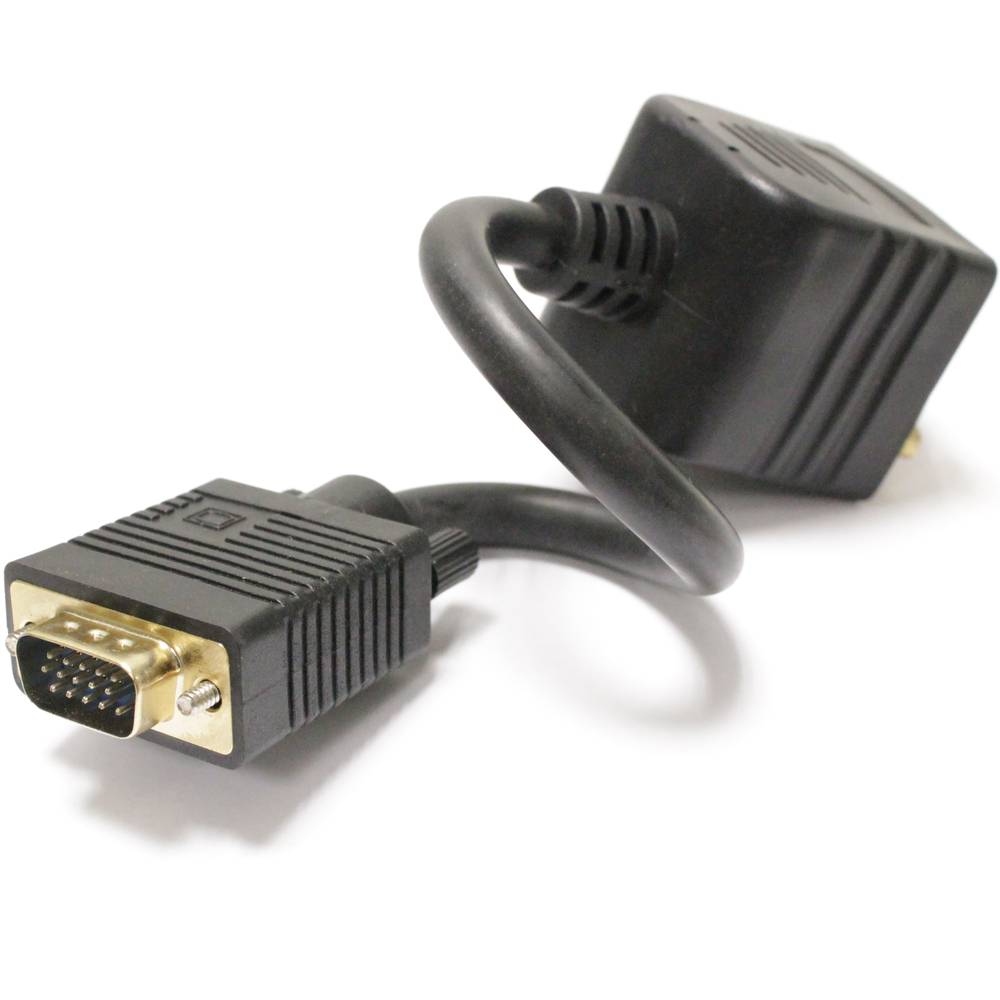 Pasywny kabel powielacza od VGA do VGA i DVI-I