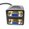 Cable duplicador pasivo de 1 VGA a 2 VGA