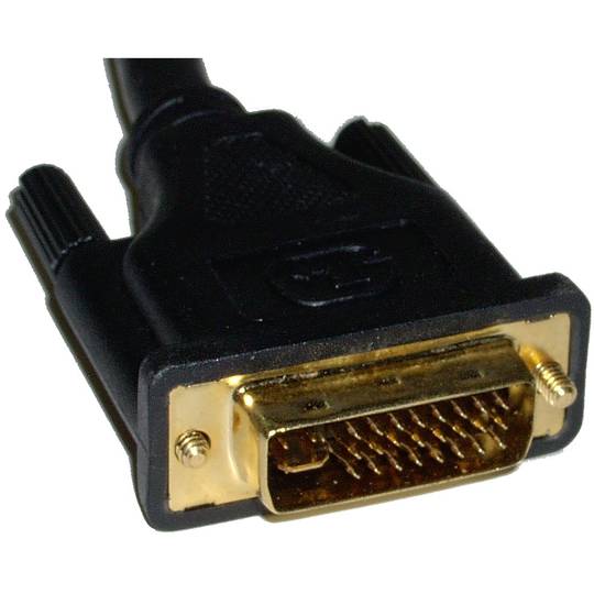 1 DVI naar 1 DVI en 1 VGA passieve duplicator-kabel