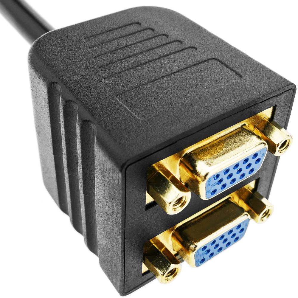 Passive replicator Cable 1 DVI to 2 VGA