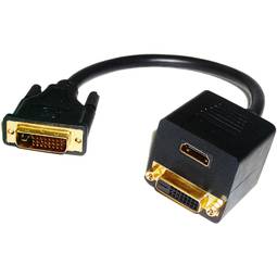 Passive replicatore cavo DVI 1 a 1 DVI e 1 HDMI