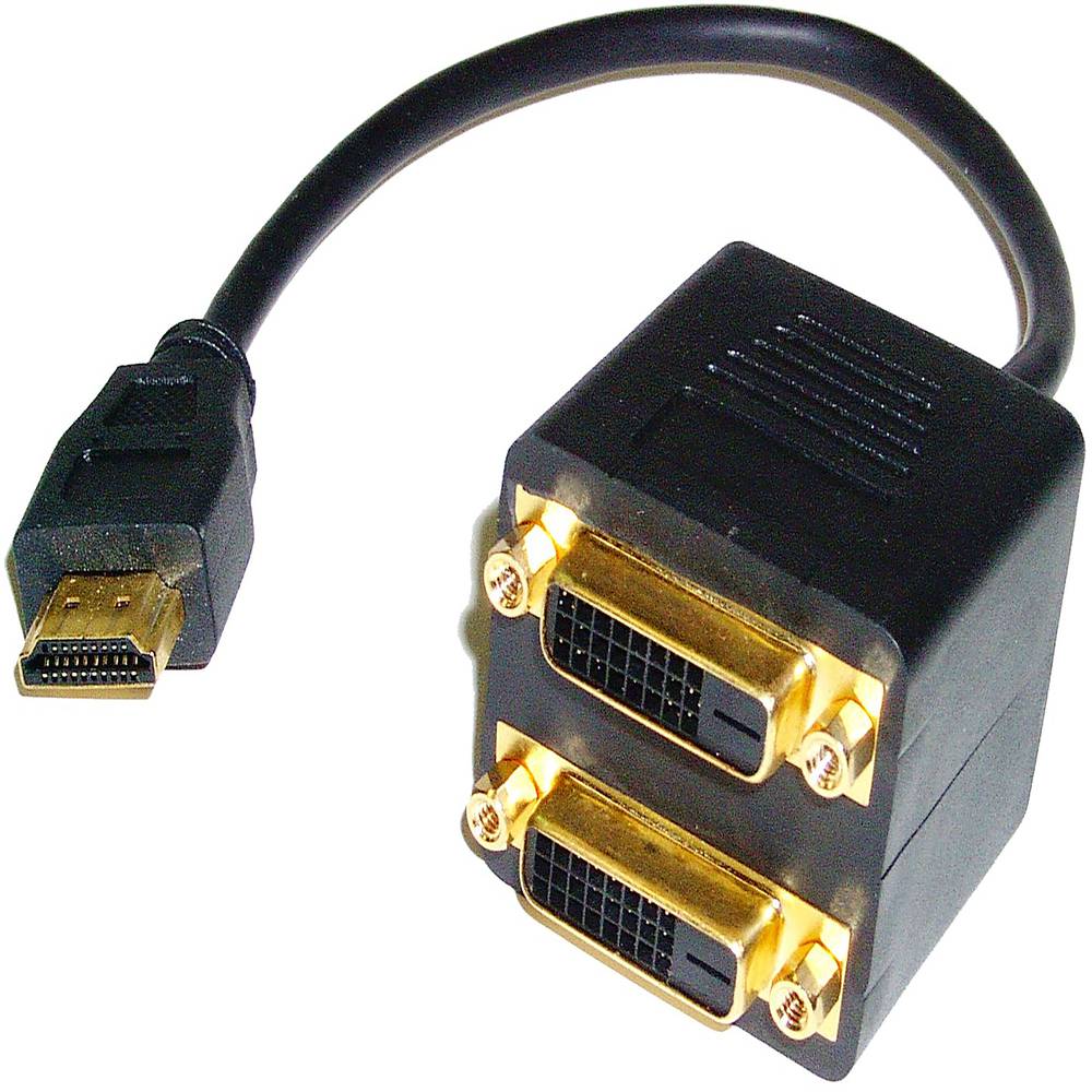 Passive 1 HDMI to 2 DVI - Cablematic