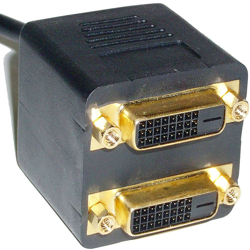 Pasywny kabel powielacza 1 VGA na 2 DVI