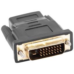 Adattatore Lanberg da HDMI femmina a DVI-D maschio 24+1 dual link nero