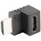 Adaptador Lanberg Up Angulado HDMI Macho para HDMI Fêmea