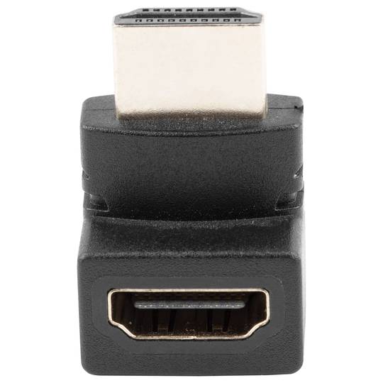 Adaptador Lanberg Up Angulado HDMI Macho para HDMI Fêmea
