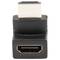 Adaptador Lanberg Up Angulado HDMI Macho para HDMI Fêmea