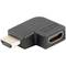 Adaptador de Lanberg acodado hacia la izquierda HDMI macho a HDMI hembra