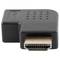 Right angled Lanberg adapter HDMI male to HDMI female