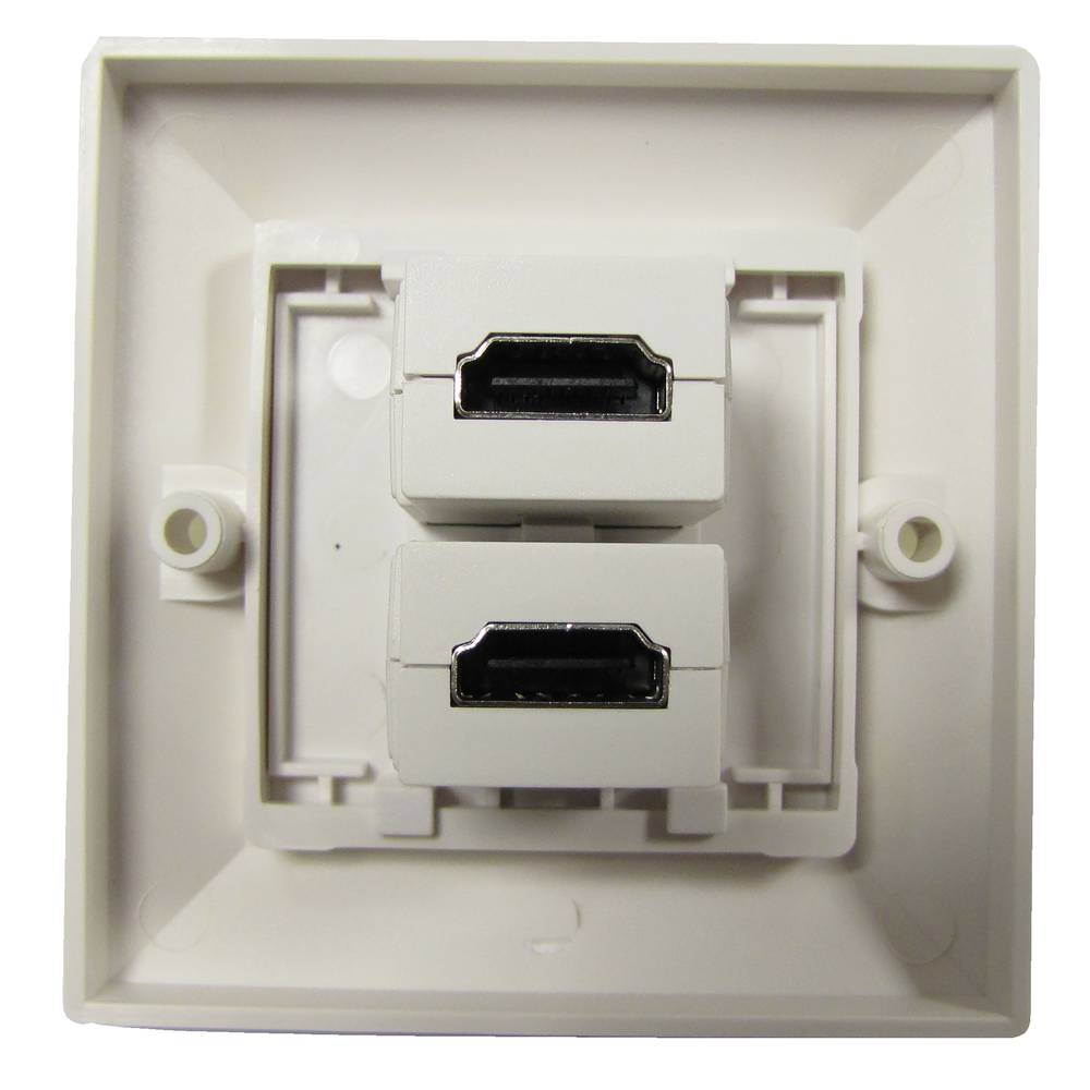 Kanalwand Feld 2xHDMI-H 80x80