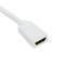 Caixa de paret canaleta 80x80 1 HDMI femella amb cable configurable