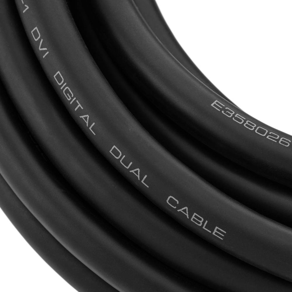 Super DVI-D Stecker auf DVI-D Dual Link Stecker 10 m