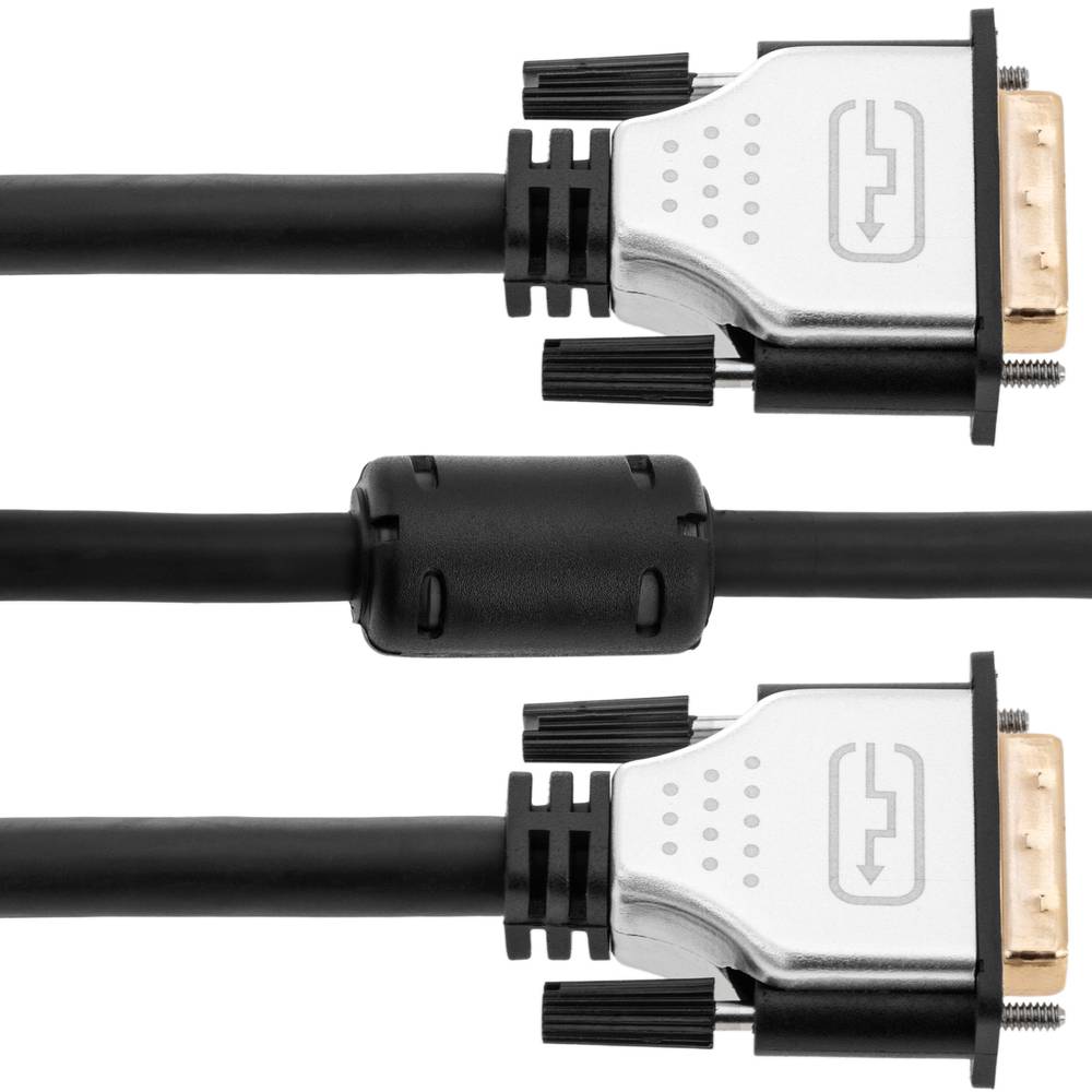 Super DVI-D Stecker auf DVI-D Dual Link Stecker 10 m