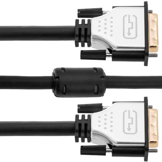 Super DVI-D Stecker auf DVI-D Dual Link Stecker 10 m