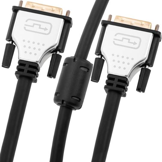 Super DVI-D Stecker auf DVI-D Dual Link Stecker 10 m