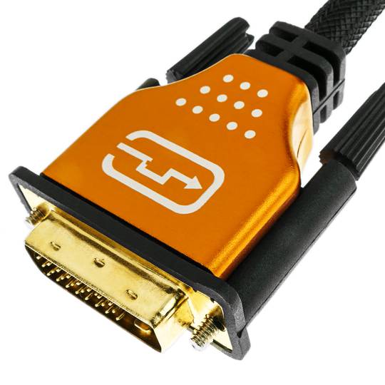 Super DVI-D Stecker auf DVI-D Dual Link Stecker 15 m