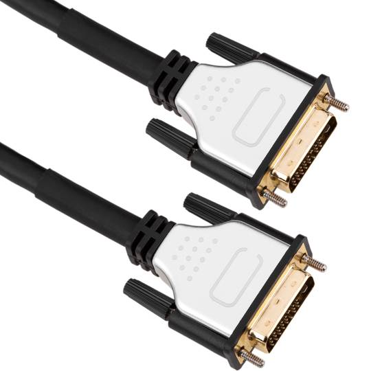 Super DVI-D Stecker auf DVI-D Dual Link Stecker verstärkt 25 m