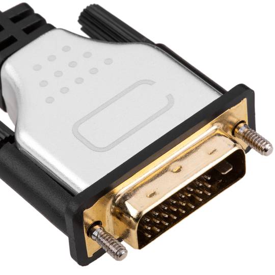 Super DVI-D Stecker auf DVI-D Dual Link Stecker verstärkt 25 m