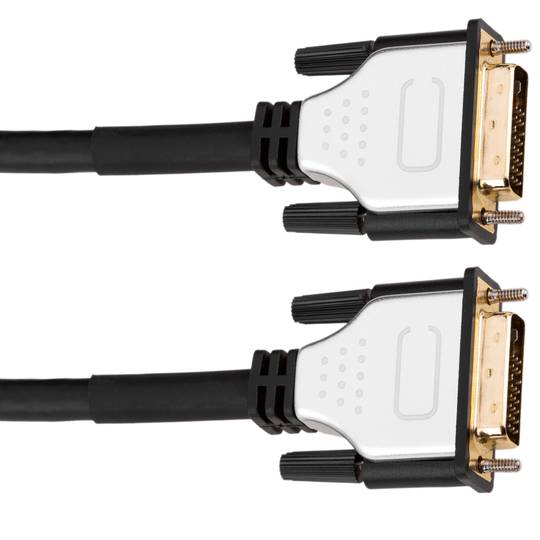 Super DVI-D Stecker auf DVI-D Dual Link Stecker verstärkt 25 m