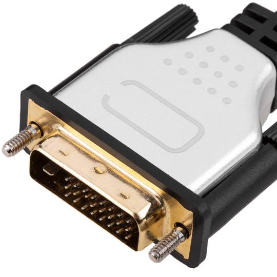 Super DVI-D Stecker auf DVI-D Dual Link Stecker verstärkt 25 m