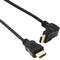 HDMI-Kabel HDMI Typ-A-Stecker auf HDMI-A Stecker links Winkel 50cm