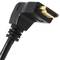 HDMI-Kabel HDMI Typ-A-Stecker auf HDMI-A Stecker links Winkel 50cm