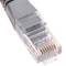 Kabel sieciowy Ethernet RJ45 LSHF UTP kategorii 6 szary 50 cm